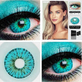 Blue Color Contact Lenses for Eyes Cosplay Yearly Makeup Halloween Beauty Color Contact Lenses Cosplay Anime Accessories