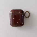 ins simple style coffee colored wine red khaki soft earphone shockproof bumper funda case for airpods 1 2 3 pro 2 silicone cover