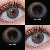 1pair Violet Pink Color Contact Lenses Glitter Pupil Cosmetic Eye Lenses