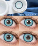 1Pair Colored Contact Lenses Milk Candy Zurich Soft Contact Lens Eye Lenses Blue Lenses