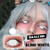 Eye Eyes Color Contacts Colored Contact Lenses Lens Small Pupil Cosmetic Cosplay Student 2Pcs 12 Months 1 Year Yearly Use