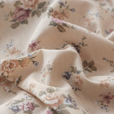 Princess Double-Layer Yarn Pure Cotton Bedding Set Skin Friendly Duvet Cover Kit for All Seasons Home Dormitory Comforter Set