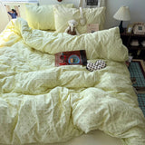 Fashion Polka Dots Printed Duvet Cover Set Super Soft Queen Size Bedding Sets Single Double Quilt Cover and Sheets Pillowcases