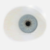 Contact Lenses Soft Cool Gray Blue with Golden Pattern Natural Enlarging Color Contacts Lenses Color