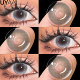 Colored Contact Makeup Natural Brown Eye Lenses Lovesick Series Cosmetics Gray Lenses Woman Makeup Green Beauty Contacts