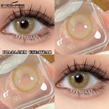 1 Pair New Korean Lenses Colored Contact Lenses Soft Beautiful Pupil Brown Contact Make Up