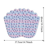 Large Size Foot Massage Pad Thickened Blood Circulation Jogging Mat Muscle Relaxation Anti-Slip Pressure Board Fitness Training