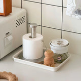 Nordic Kitchen Napkin Rack Stainless Steel Paper Holder Shelf Tissue Support Stand Organizer Aesthetic Home Decor Accessories