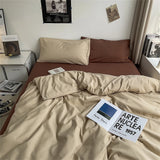 Hot Bedding Set Bedroom Decor Washed Cotton Double Duvet Cover Set Duvet Cover Flat Sheet Quilt Cover Pillowcase Home Textiles