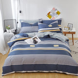 Ikeehome  new cotton printing four-piece quilt cover student dormitory single bed sheet bedding three-piece set