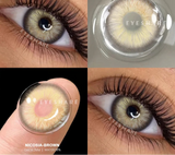 1pair Natural Color Contact Lenses for Eyes Fashion Blue Lenses Gray Pupils Brown Lenses Yearly Cosmetic Green Contacts