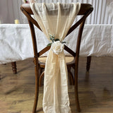 Set of 10 40x180cm Polyester Chair Back Belt for Chair Decoration Suitable for Weddings Parties Events - Wedding Chair Sashes