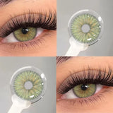 2Pcs Colored Contact Lenses with Prescription Brown Lens Health & beauty Blue Natural Soft Contact Lens Fast Shipping