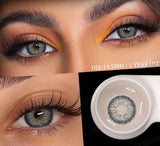 Colored Contacts Lenses for Eyes Gray Pupils Fashion Blue Lenses Brown Makeup Contact Yearly Green Beautiful Pupil 2pcs
