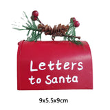 Christmas Decoration Ornament Mailbox Hanging Tree Pendant Letter To Santa Claus