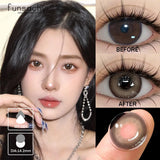 1pair Colorcon Contact Lenses for Eyes Fashion Gray Color Lenses Blue Lens Eye Contacts Beauty Pupils Yearly Cosmetics