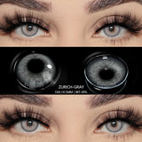 Fashion Colored Contact Lenses for Eyes Natural Gray Contact Blue Eyes Lenses Gray Contacts Yearly Green Pupils 1pair