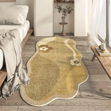 Bedroom Carpet Bedside Rug Home Decoration Soft Fluffy Plush Floor Mat Shaggy Living Room Rugs Irregular Alfombra Habitación