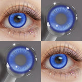 Anime Cosplay Colored Contact Lenses, Yearly Disposable Soft Lens, Fashion Beauty Cosmetic Lenses for Students & Daily