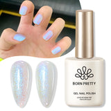 15ml Aurora Glitter Gel Nail Polish Iridescent Pearl Shimmer Effect Soak Off UV LED Manicure Varnishes
