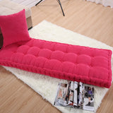 Long Cushion Thickening Garden Chair Cushion Solid Color Home Seat Mat Floor Cushion 55x155/55x165cm