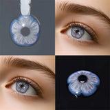 Eye Eyes Color Contacts Colored Contact Lenses Lens Small Pupil Beauty Cosmetics Fashion 14.2mm 2Pcs 6 Months Half Year