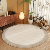 Modern Minimalist Rugs for Bedroom Home Round Non-slip Mat Fluffy Soft Lounge Rug Large Area Living Room Decoration Plush Carpet