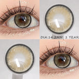 2pcs Blue Natural Color Contact Lenses for Eyes Brown Lenses Colorcon Korean Lenses Yearly Beauty Brown Eye Contacts