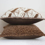 Brown Pillowcase Cotton Jacquard Waist Pillow Case Living Room Sofa Cushion Cover Comfortable Soft Home Hotel Decor Cushion Case