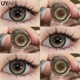 Contact Lens Makeup Red Lens Cosplay Colored Pupils Cosmetics Natual Black Lens Woman Pink Pupils Color Contacts Blue lens