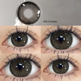 1 Pair Natural Contact Lenses for Eyes Myopia Prescription Fashion Eyes Round Soft Lens Student Color Cosmetics Fast Shipping