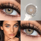 1Pair Colored Lenses for Eyes with Prescription Green Brown Contacts Lenses Natural High Quality Lenses Beauty Pupils