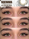 Big Diameter Black Lenses 14.5mm Lenses Colored Contact Lenses for Eyes Big Eye Lenses Natural Look Brown Lenses