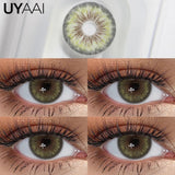 NEW Colored Pupils Makeup Green Contact Lenses Beauty Women Colored Pupils Cosmetic Brown Natural Pupils