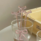 Colored Glass Coffee Spoon Small Ingredient Honey Mixing Spoon