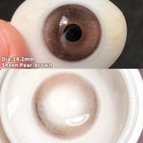 1 Pair/2pcs Lenses Blue Series Beauty Contact Lenses for Eyes Comestics Natural Pupil Eye Color Lens Myopia Brown Lenses