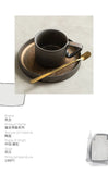 Vintage Japanese Cups Set Ceramic Coffee Cups Set Gold-plated Glazed Personal Cups Small Simple Water Cup Kitchen Supplies