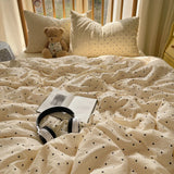 Summer Quilt Cool Blanket New Jacquard Lace Korean Edition Summer Cooling Blanket 여름이불 Machine Washable Mother Gift