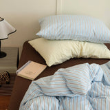 Ins Nordic Bedding Set Simple Style Polka Dot Duvet Cover Set Soft Flat Sheet Single Twin Size Double Bed Sheet Set For Bedroom