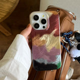 All-Inclusive Double-Layer Colorful Square Puzzle Mobile Phone Case Suitable for Apple for Iphone16Promax Case/For Iphone15Promax Case/14Pro Case/13 Iphonecase/Fashionable Women's Mobile Phone Case/Simple Mobile Phone Case