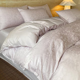4Pcs Light Luxury Style Pure Cotton Class A Maternal And Infant Grade 160 Counts Long Staple Cotton Bedding Duvet Cover 200x230