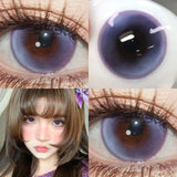 2pcs Big Diameter Natural Style Colored Contacts Daily Disposable Multi-Tone Lenses for Party Cosplay