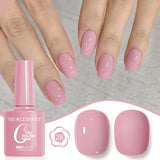 10ML Gel Nail Polish Solid Color Glass Gel Varnish Nail Art Gel Spring Summer Gel Nail Soak Off UV Gel Gel Vernis