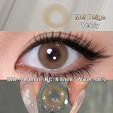 Color Contact Lenses For Eyes Contact Lenses Brown Blue Lenses Soft Contact Lens Beauty Pupils Lens Yearly 14.0mm