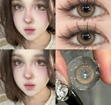 1 Pair Korean Brown Contact Lense Color Eye Contacts Lenses Myopic Natural Fashion Pupil High Quality  Lens Fast Shipping