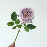 5pcs/lot True Touch Artificial Tea Rose Branch Wedding Floral Simulation Flowers Latex Austin Roses Fake Flower Hotel Decoration