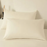 2pcs Pillow Case Decorative Cotton Pillowcase Envelope Style Solid Color Home One Pair Cushion Cover 48X74cm