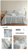 A-Class Double-Layer Soy Fiber Summer Quilt Air Conditioning Single Person Cool Thin Quilt Breathable for Student Home Textiles