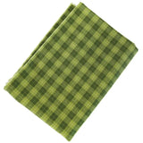 145x50cm Retro Nostalgic Green Plaid Yarn-Dyed Polyester Cotton Linen Coarse Cloth Tablecloth Home Handmade Fabric