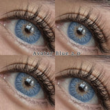 2PCS lris Lenses Color Contact Lenses with Diopter Myopia Eyes Blue Beatuy Contacts Lens Makeup Yearly Fast Delivery